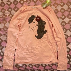 Crazy 8 Pink Kids Long Sleeve Top